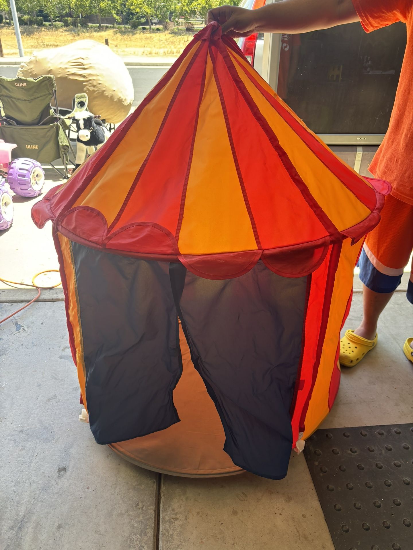 pop up kids circus tent