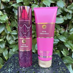 Pink Obsessed Bath & Body Works Body Cream & Mist Set