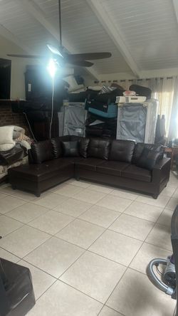 New Brown Sectional Sofa