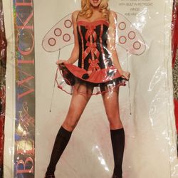 Sexy Ladybug Halloween Costume Size S M Small Medium