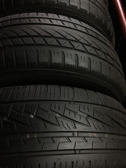 17” 235/65R17 4 used tires Yokohama