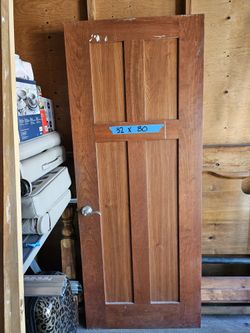 Solid Wood Fire Door