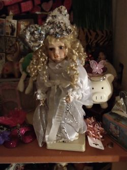 Musical Animated Porcelain Doll