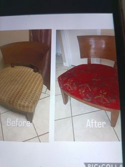 Upholstery work