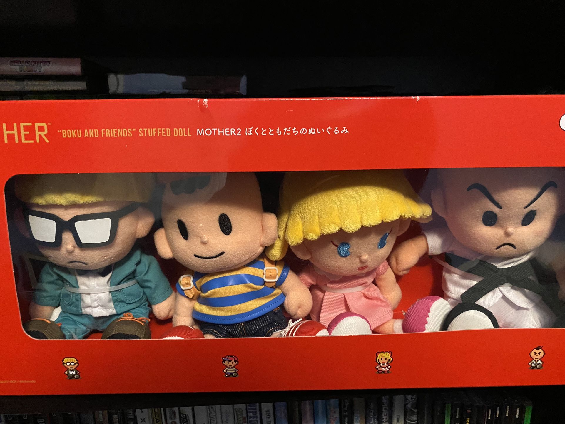 Hobonichi Mother 2 Project EarthBound Official Chosen Four Plush Set