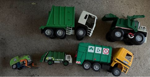 Dump Truck Toys Lot of 5
