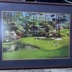Mark King Augusta 11th Hole W/frame