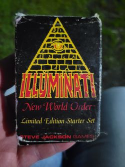  Illuminati: New World Order collectible card game by Steve Jackson Games. 
