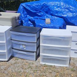 LARGE SELECTION OF PLASTIC STORAGE DRAWERS $10 AND UP!!!!!