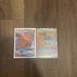 2 rare perfect condition gx Pokemon cards for  a great price
