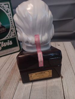 Elvis Presley Bust McCormick Whiskey Decanter
