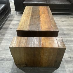 Buttercup Wood Coffee Table 2 Drawers 