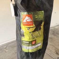 Black Ozark Folding Chair 