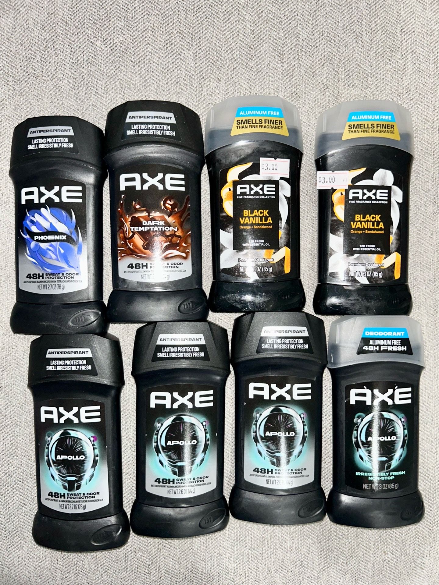 Axe Deodorants