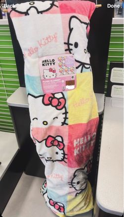 Hello Kitty Plush Blanket 90x90 in