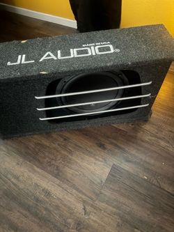 JL Audio wedge subwoofer box