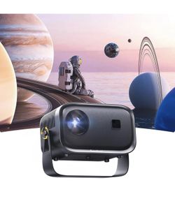 Portable Projector with 5GWiFi and Bluetooth, 1080P Outdoor Movie Projector, 400" Screen , Compatible with iOS/Android/TV Stick/HDMI/PS5