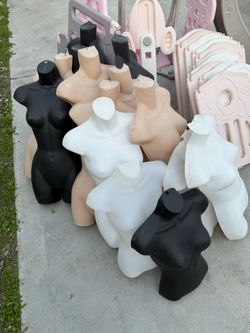 14 Female Plastic Molded Torso Mold Mannequin 