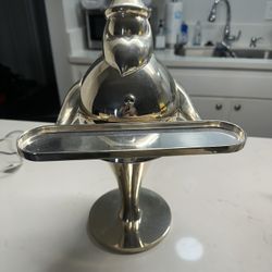 Pottery Barn Santa Candle Holder