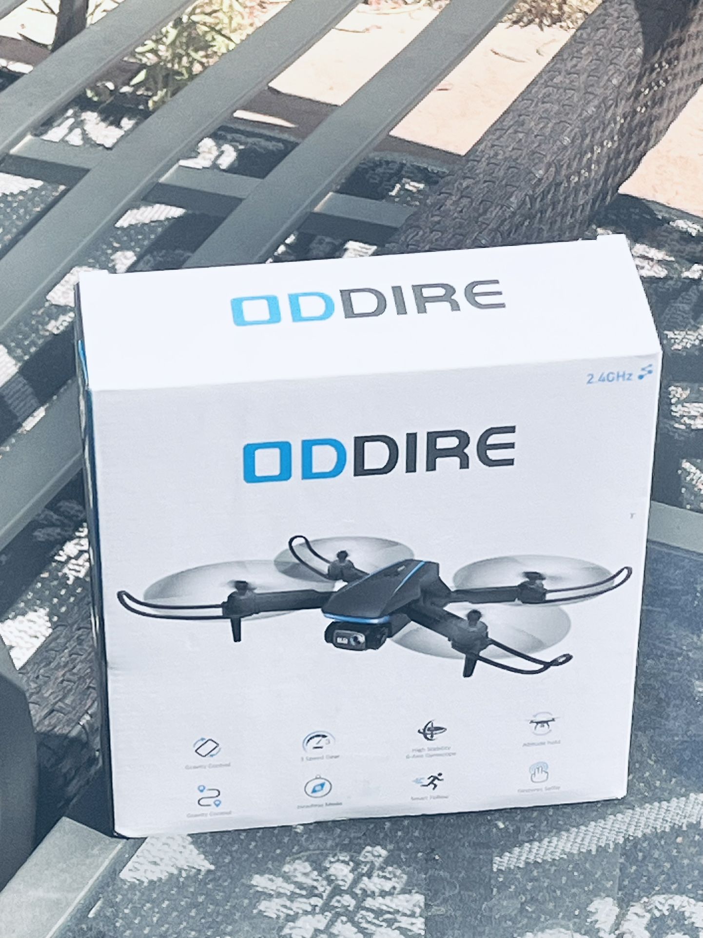 Brand new Drone with Camera - Drones for Adults, with 2 Batteries, Carrying Case, Propellers, 1080P HD Foldable Drone with Stable Hover, Trajectory Fl