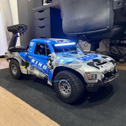 Losi 1/6 Super Baja Rey 2.0 King Shocks 8S 4X4 RTR Brushless Desert Truck, Blue