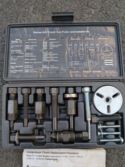 A/C Deluxe Clutch Hub Puller & Installer Kit