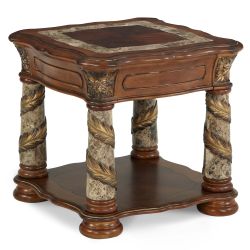 Villa Valencia Classic Chestnut End Table