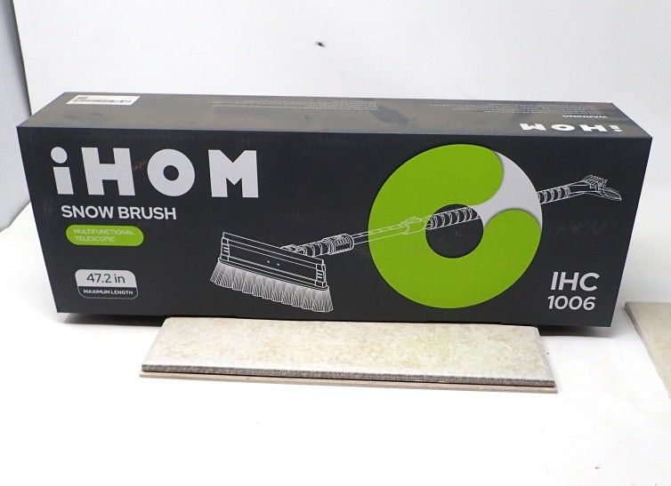 Multi-Function Extendable Brush Squeegee for Snow, Water, etc...