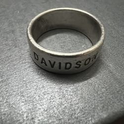Harley Davidson Silver Ring