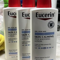 Eucerin Lotion $8 Each