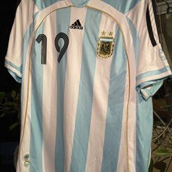 Argentina Jersey Size L #19Messi