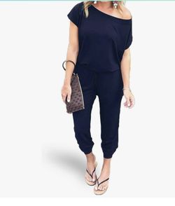 Navy Jumpsuit Size S