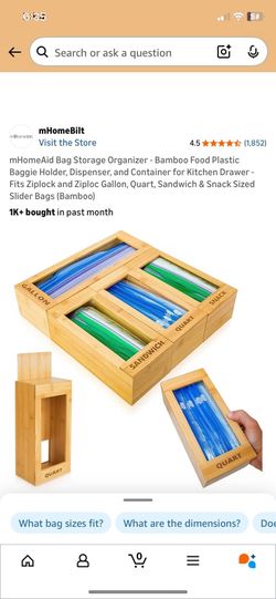 Bag Storage Organizer