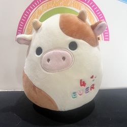 SQUISHMALLOWS RONNIE THE COW 8 INCH SOFT PLUSH