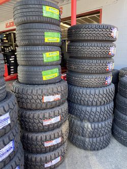 TIRES FOR SALE MANY STYLES AND SIZES IN STOCK