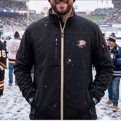 NHL Anaheim Ducks Men's Softshell Performance Jacket - Size Medium Women's Large VGC