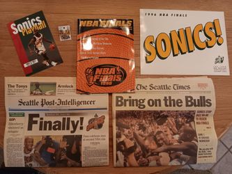 Supersonics 1996 NBA Finals Collectibles