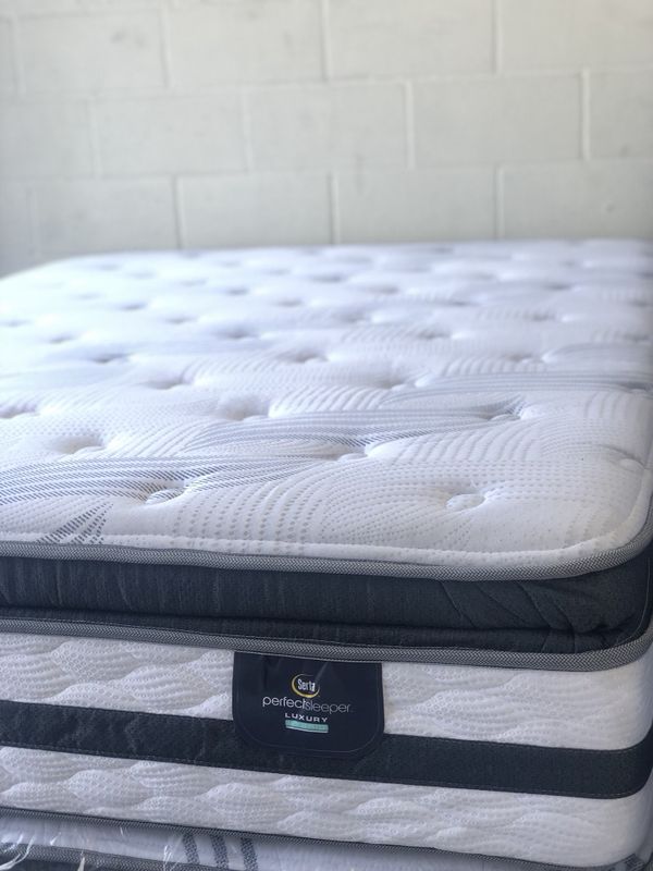 Brand New Queen Size Serta Hybrid Pillow Top Mattress Furniture In Brand New Queen Size Serta Hybrid Pillow Top Mattress Furniture In San Go Ca Offerup