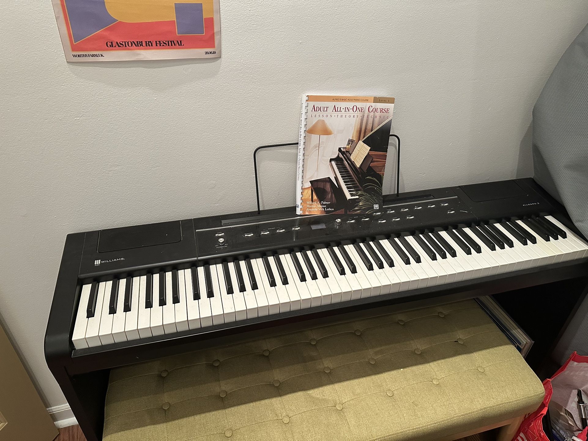 Keyboard And Stand For Sale