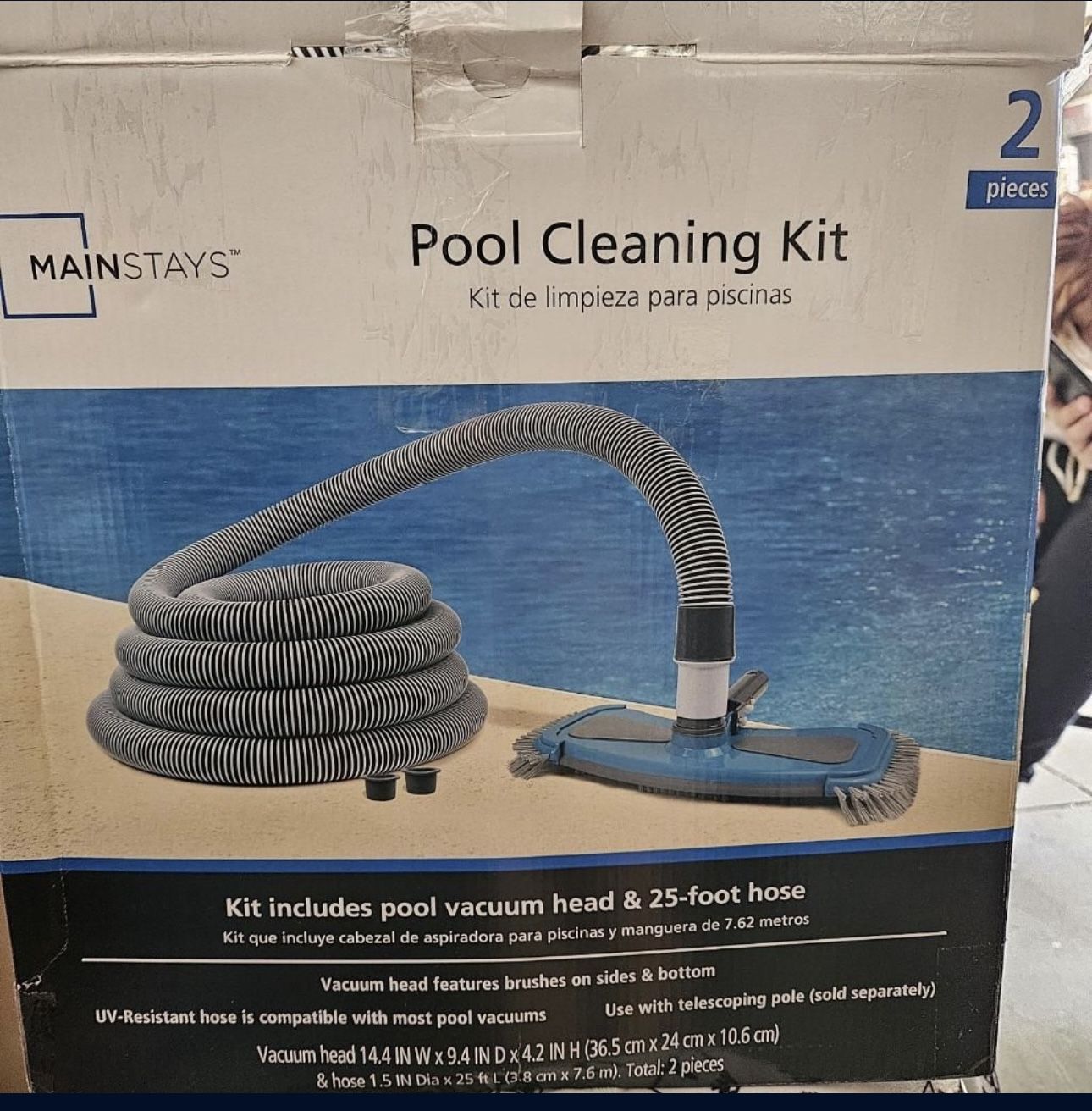 Mainstays Cleaning Kit for Pools - Two Piece -