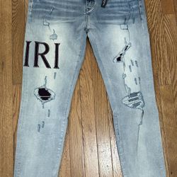 Blue Amiri Denim Jeans Brand New Size 36 