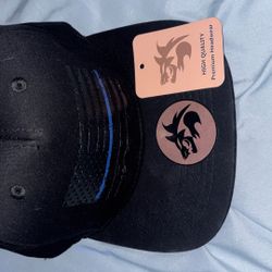 Mens Black American Flag Hat