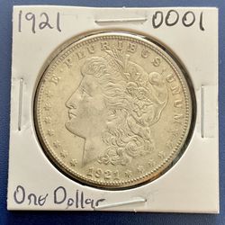 1921 S Morgan Silver Dollar 