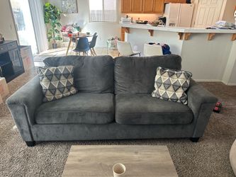 Dark Grey Sofa Set