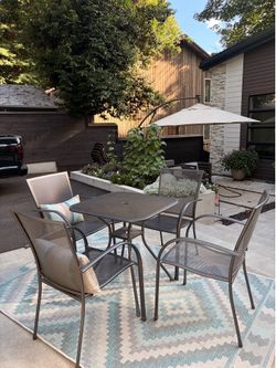 Patio table and chairs