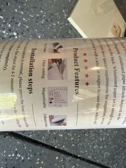 Magnetic Whiteboard Paper Roll Self-Adhesive