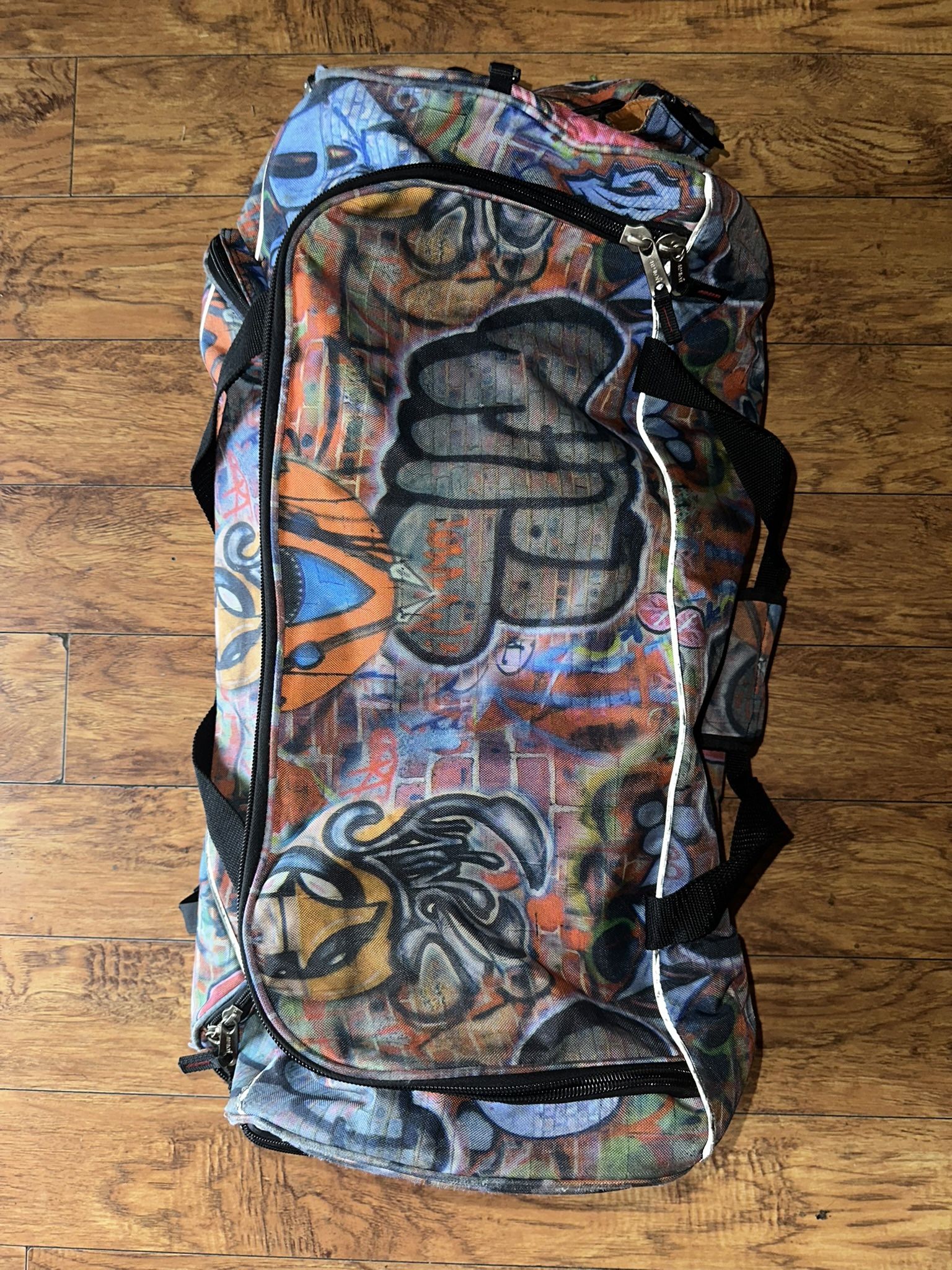 Athalon Street Graffiti Rolling Luggage Bag