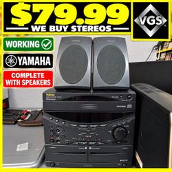 Yamaha KMA-GX5 Mini Stereo System Dolby Digital Used