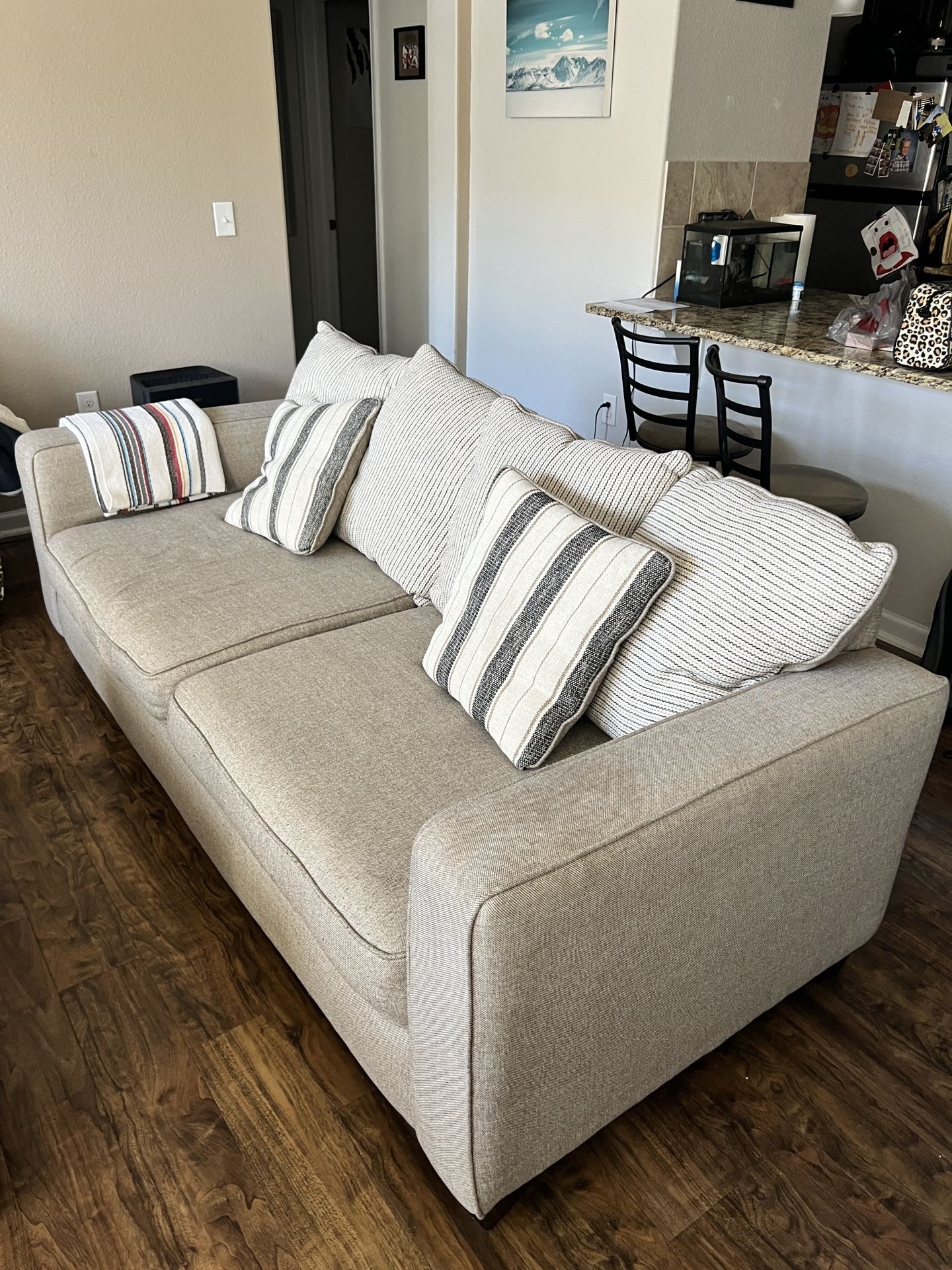 Comfy Couch With Pillows For Sale