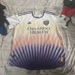 Mens Authentic Orlando City Jersey Size Large